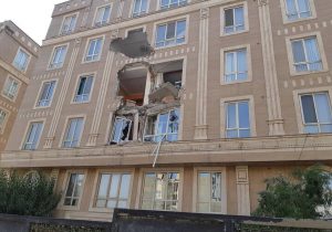 وقوع حادثه وحشتناک در تهران / جرثقیل ساختمانی سقوط کرد