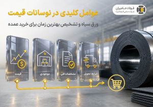 عوامل کلیدی در نوسانات قیمت ورق سیاه و تشخیص بهترین زمان برای خرید عمده