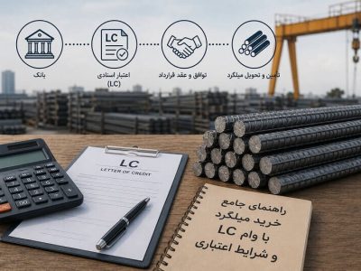 راهنمای جامع خرید میلگرد با وام ال سی و شرایط اعتباری