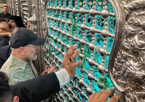 تشرف قالیباف به حرم امامین جوادین در پایان اولین روز سفر به عراق