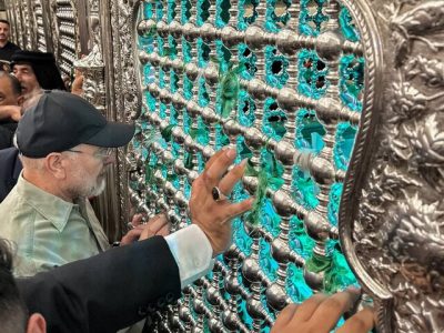 تشرف قالیباف به حرم امامین جوادین در پایان اولین روز سفر به عراق