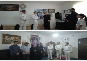دیدار جانشین نیروی دریایی ارتش با خانواده شهدای ناوشکن دنا