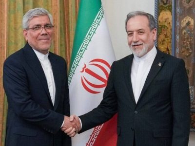 دیدار سفیر جدید ایران در بلاروس با عراقچی
