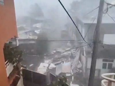 طوفان شدید در جنوب غرب فرانسه؛ برق ۷۵۰۰ خانه قطع شد