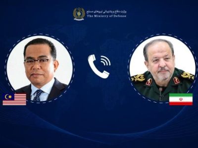 گفتگوی تلفنی وزرای دفاع ایران و مالزی