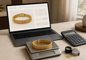 محاسبه درصد واقعی اجرت قبل از خرید آنلاین طلا