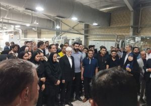 افتتاح واحد تولید نخ‌های تخصصی با حضور معاون اول رئیس‌ جمهور در قم