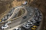 ترافیک سنگین در جاده چالوس و آزادراه تهران ـ شمال