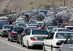 ترافیک سنگین در جاده چالوس و آزادراه تهران-شمال