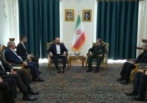 دیدار سرلشکر محسن رضایی و بافل طالبانی در تهران