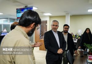 پیمان فلسفی از خبرگزاری مهر بازدید کرد